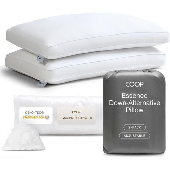 Coop Home Goods Other - Coop Home Goods Essence Down Alternative Pillow Set of 2, King Size, Best Pillow